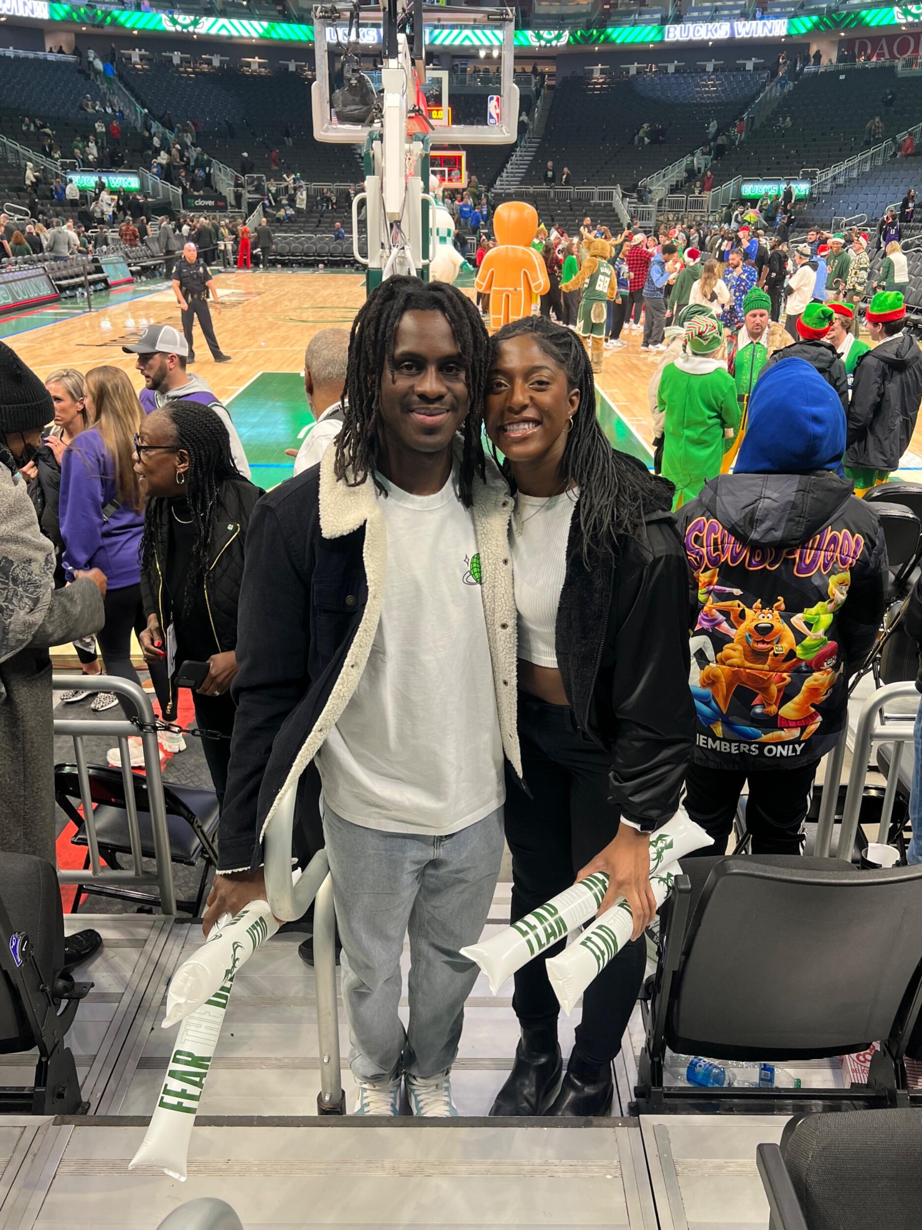 Milwaukee Bucks NBA game in Milwaukee