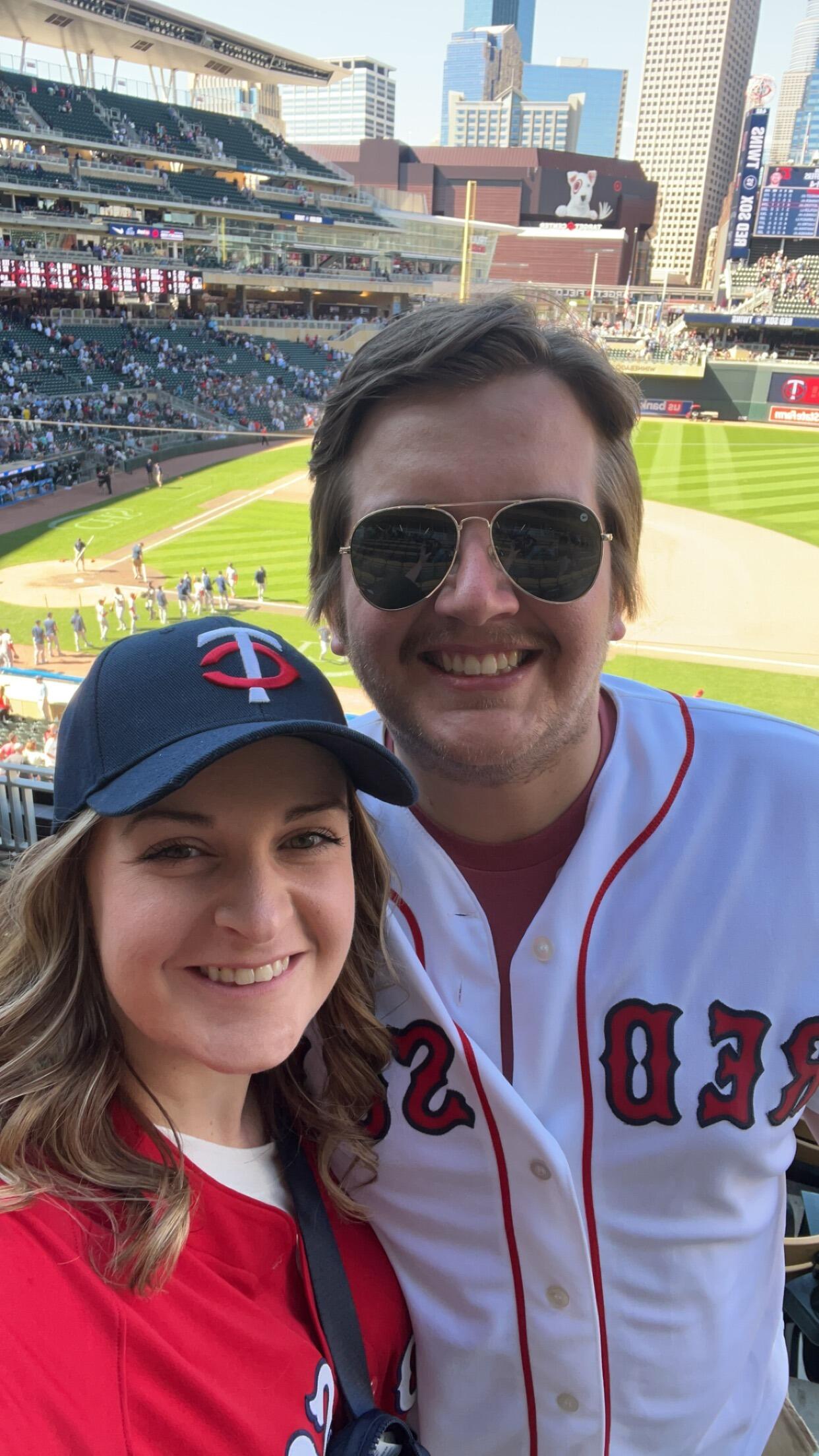 Opening Day for the Twins on Ryan's birthday!