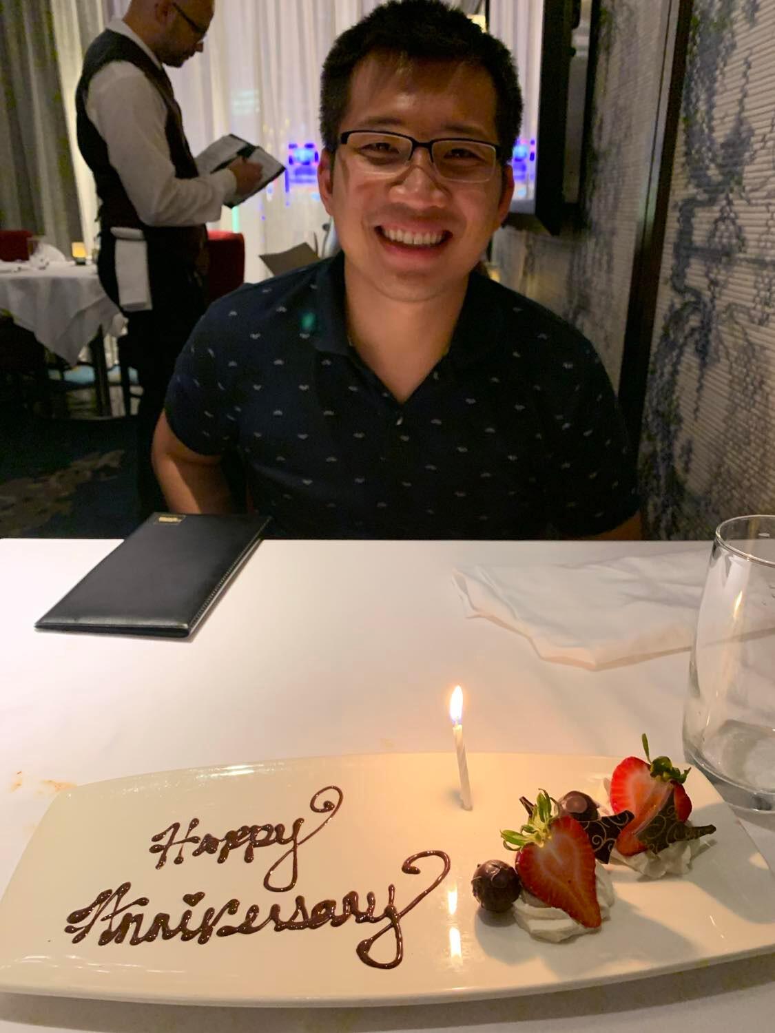 After graduation, Binh and Jess celebrated their first Anniversary together. 