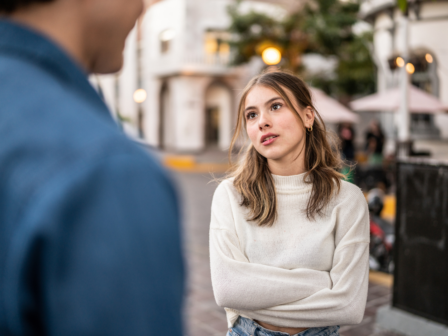 Women frustrated with partner