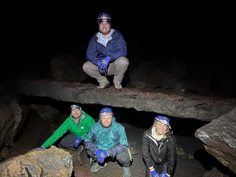 The infamous cave hike