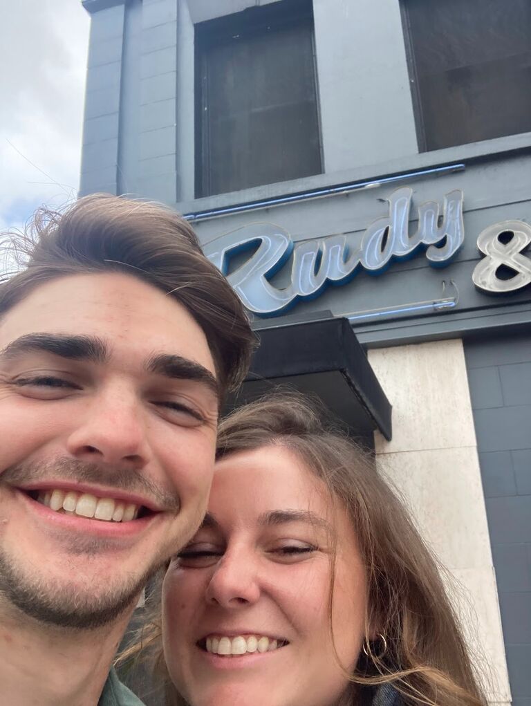 6-month anniversary at Rudy & Pacos in Galveston 