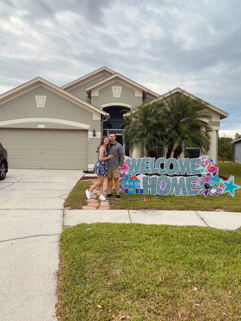 Jared and Bella purchase their first home together in Riverview, Florida! 