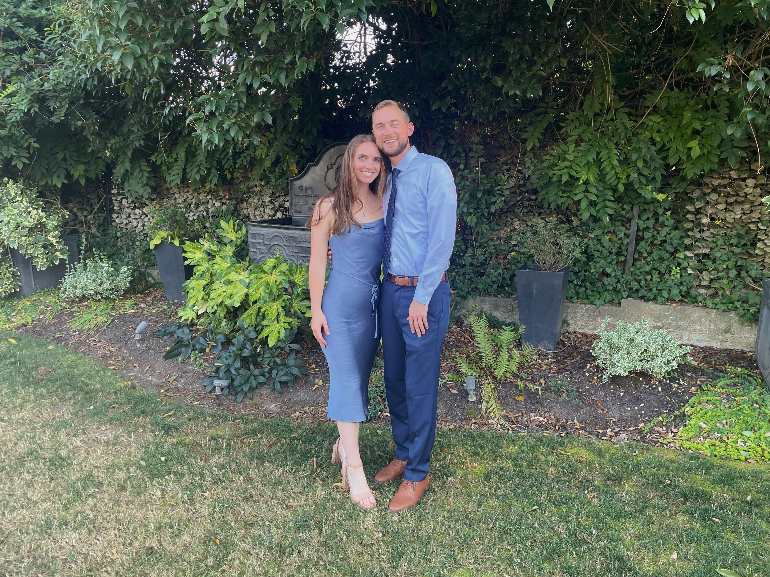 Celebrating Jessica and Gavin getting married 