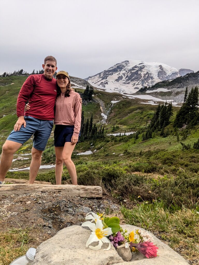 For our 3 year anniversary, we decided to head back for a trip to where it all started in Washington. Chris proposed on a perfect day at Mount Rainier National Park :)