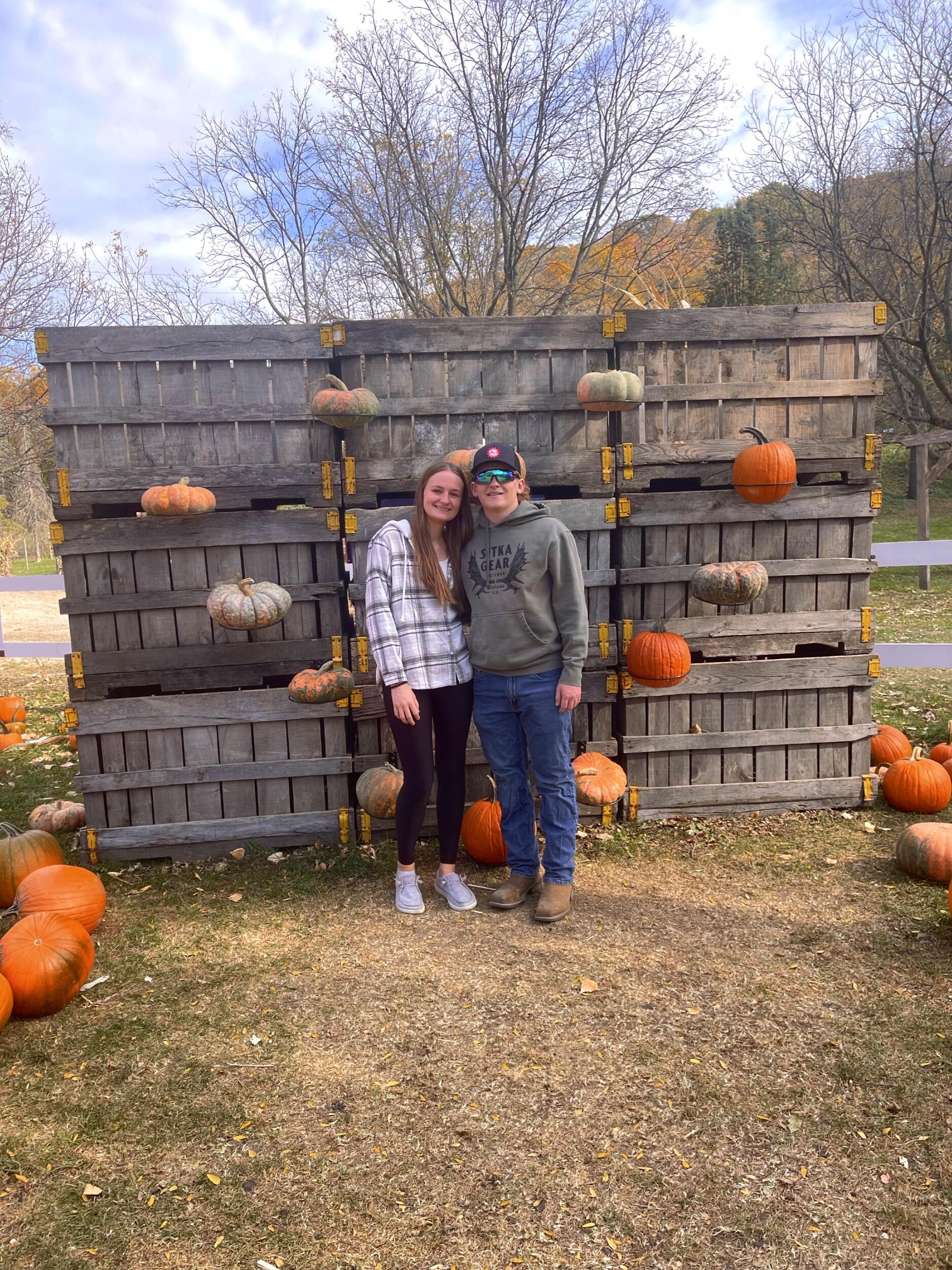 our 2nd fall at Fergusons, together 
