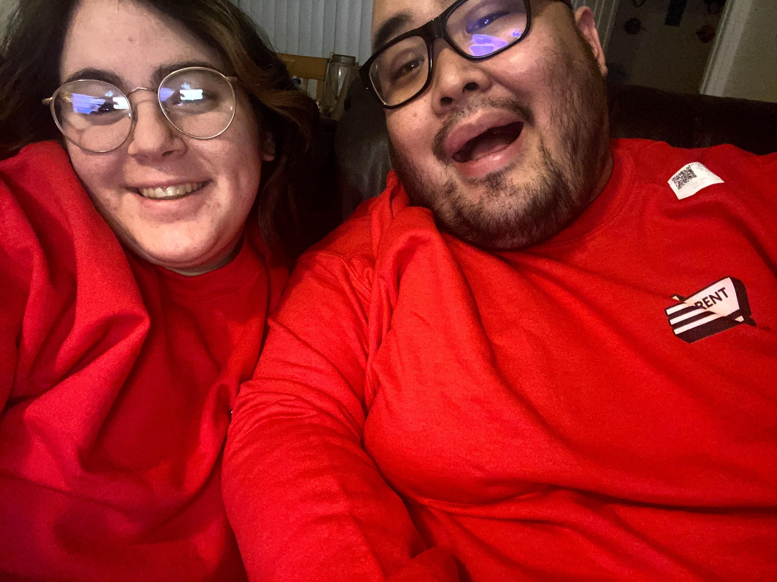 Watched a lot of Supermarket Sweep. Even got team sweaters for Christmas!