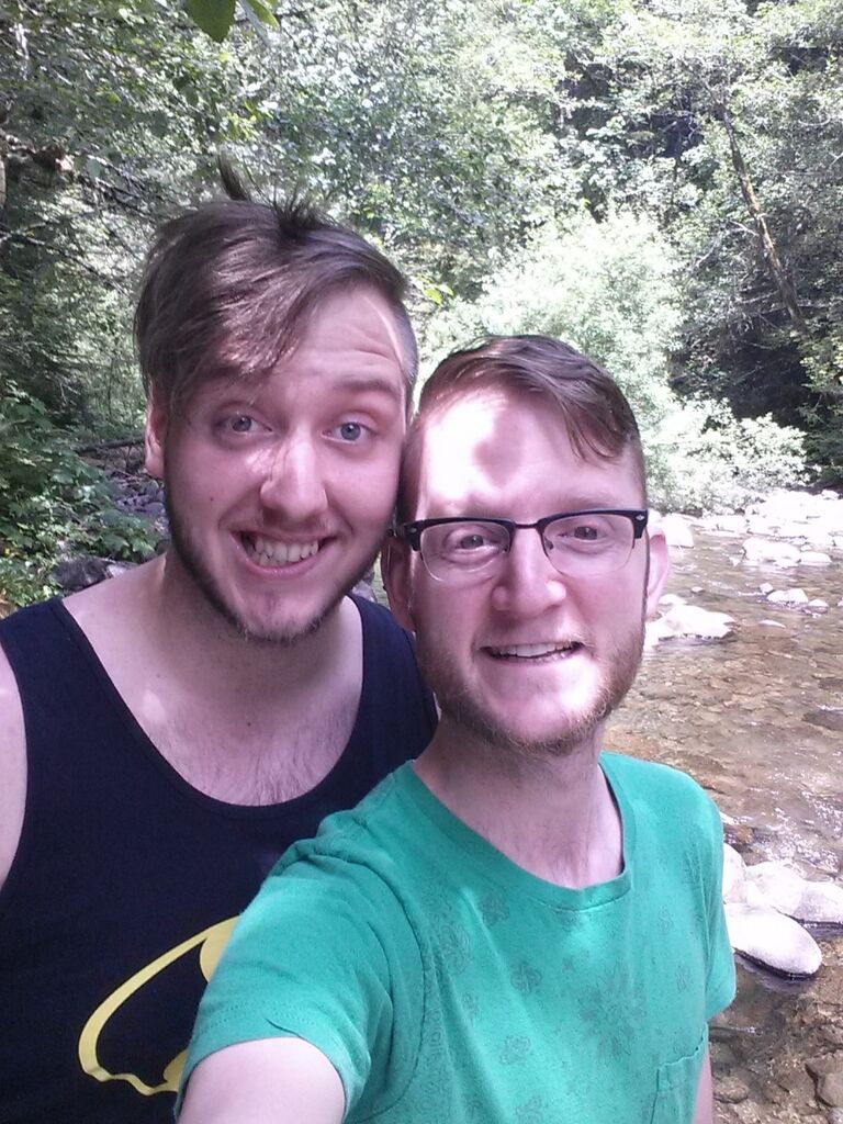 Birthday Camping at Butte Creek Falls with the Venti's crew.