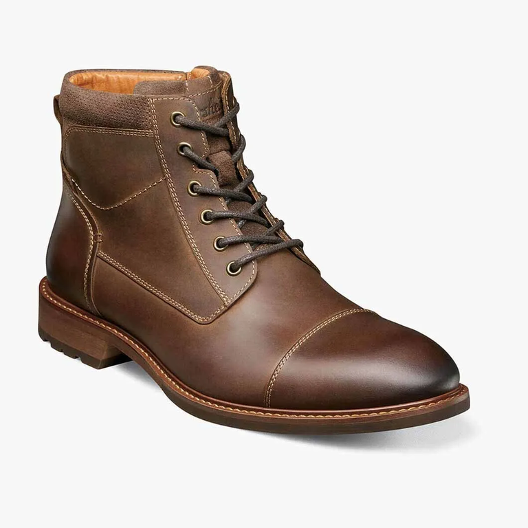 Cap toe boots for husband