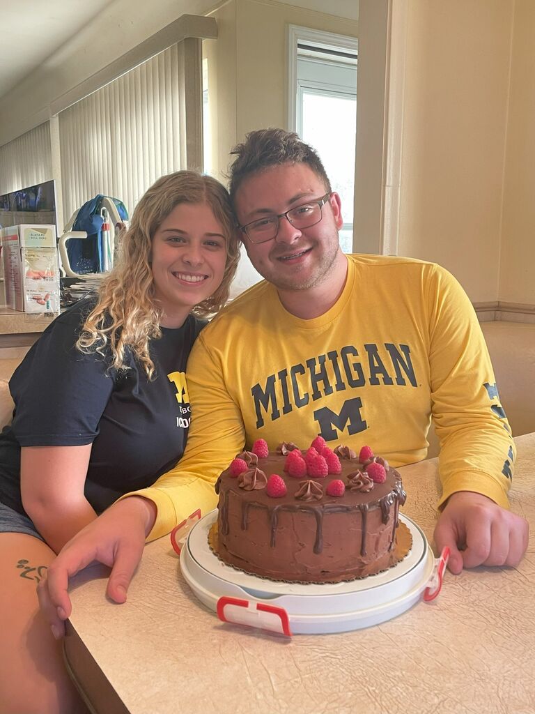 One of the many birthday cakes that Alexis made as part of Michael's birthday traditions. This one was probably the most spectacular.