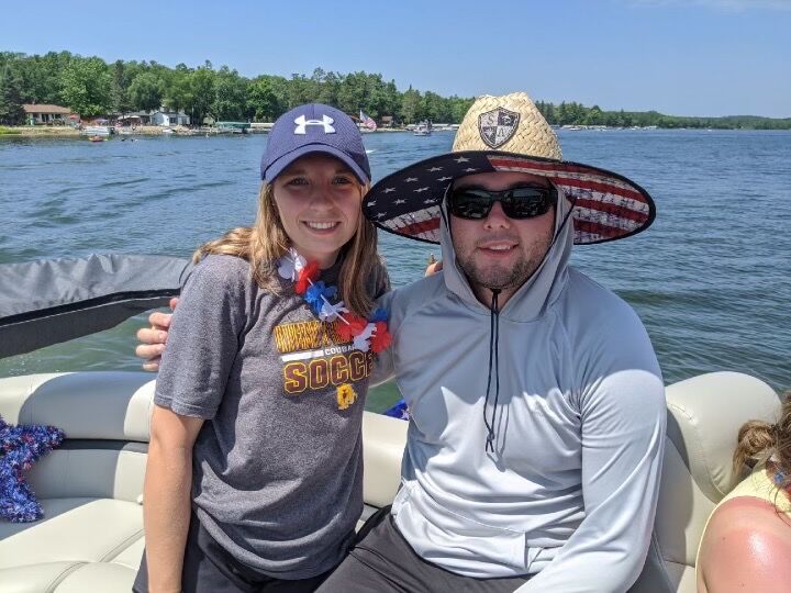 4th of July at the lake with Nick’s family