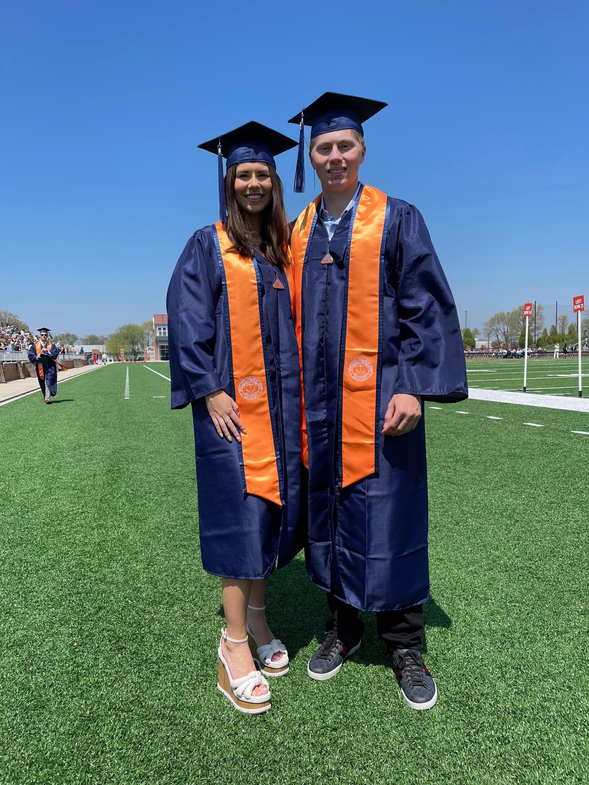 We did it! Our graduation from Hope College.