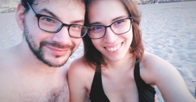Our first photo together