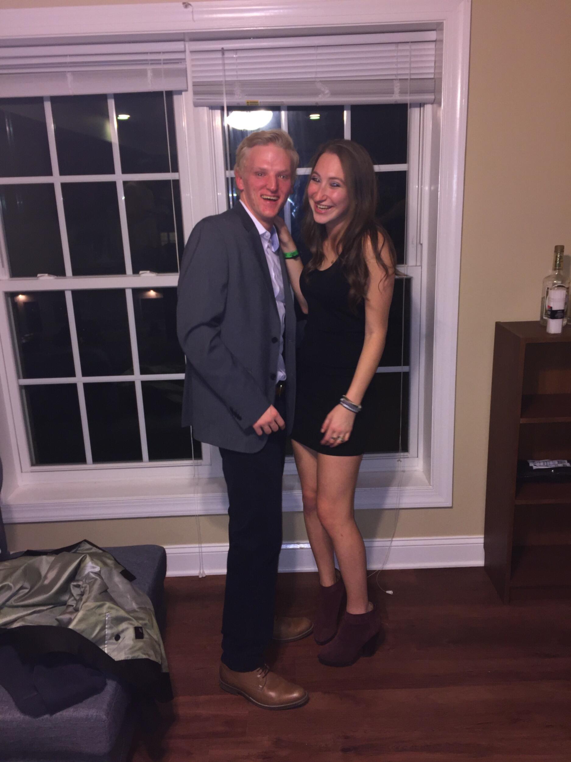 It all started in September 2016 at the University of Delaware when Sasha Byck introduced herself to Christopher Eckhoff in class.

On October 8th, Sasha and Christopher both attended the same "nage" (night frat party) and Christopher tried to encourage Sasha to swing from a tire swing and their first Snapchat was taken.

Fast forward to Election Day when Christopher invited Sasha to his house party and later on to November 11th when Sasha asked Christopher to accompany her to AEPHI's Date Party. This would be the first of a lifetime's worth of date nights together.