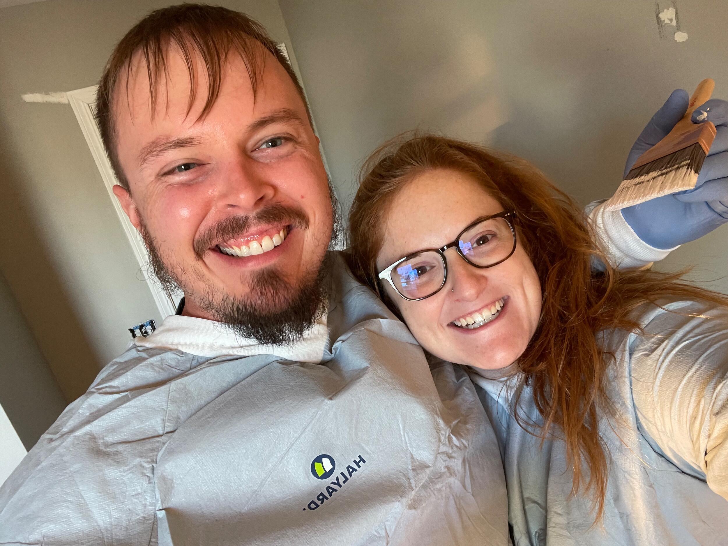 Started doing house projects at SJ's. They knew they planned to get married and want to live in SJ's house together one day!