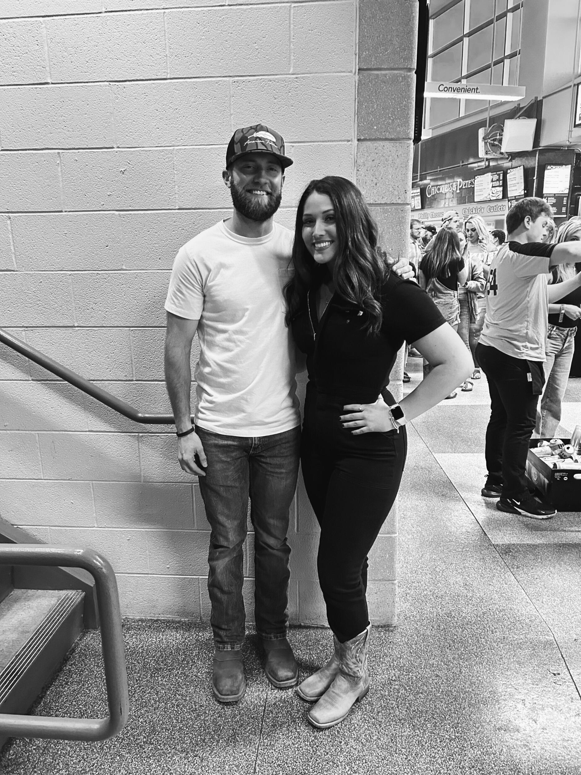 First concert together seeing Zach Bryan. 