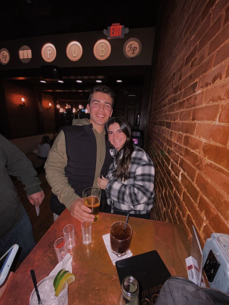 A night out, celebrating Joe's 22nd Birthday