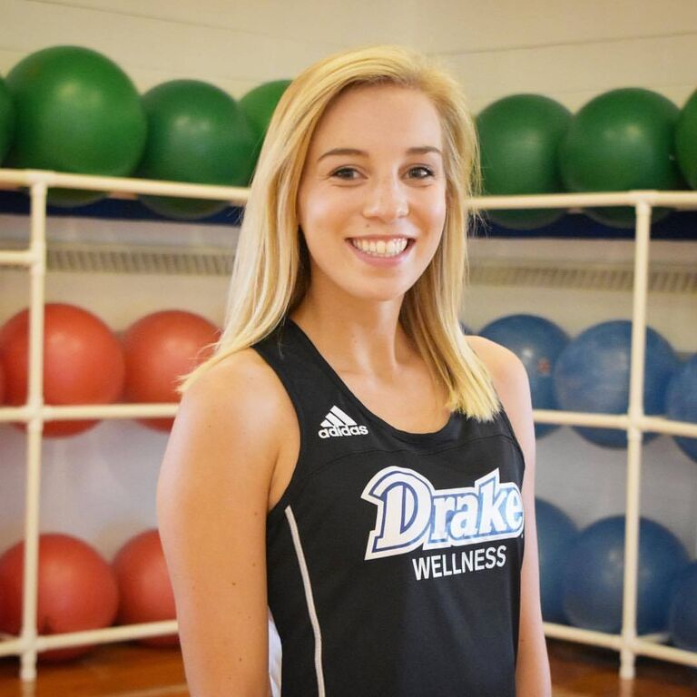 Macy had a much tamer freshman year at Drake — outside of changing her major twice and trying (and quitting) a sorority, Macy was also on the Drake Dance Team — where a fellow teammate was roommates with bridesmaid Braeden McElmury. Although she didn't know it at the time, Macy would soon find out the impact that that connection would have for her entire life.