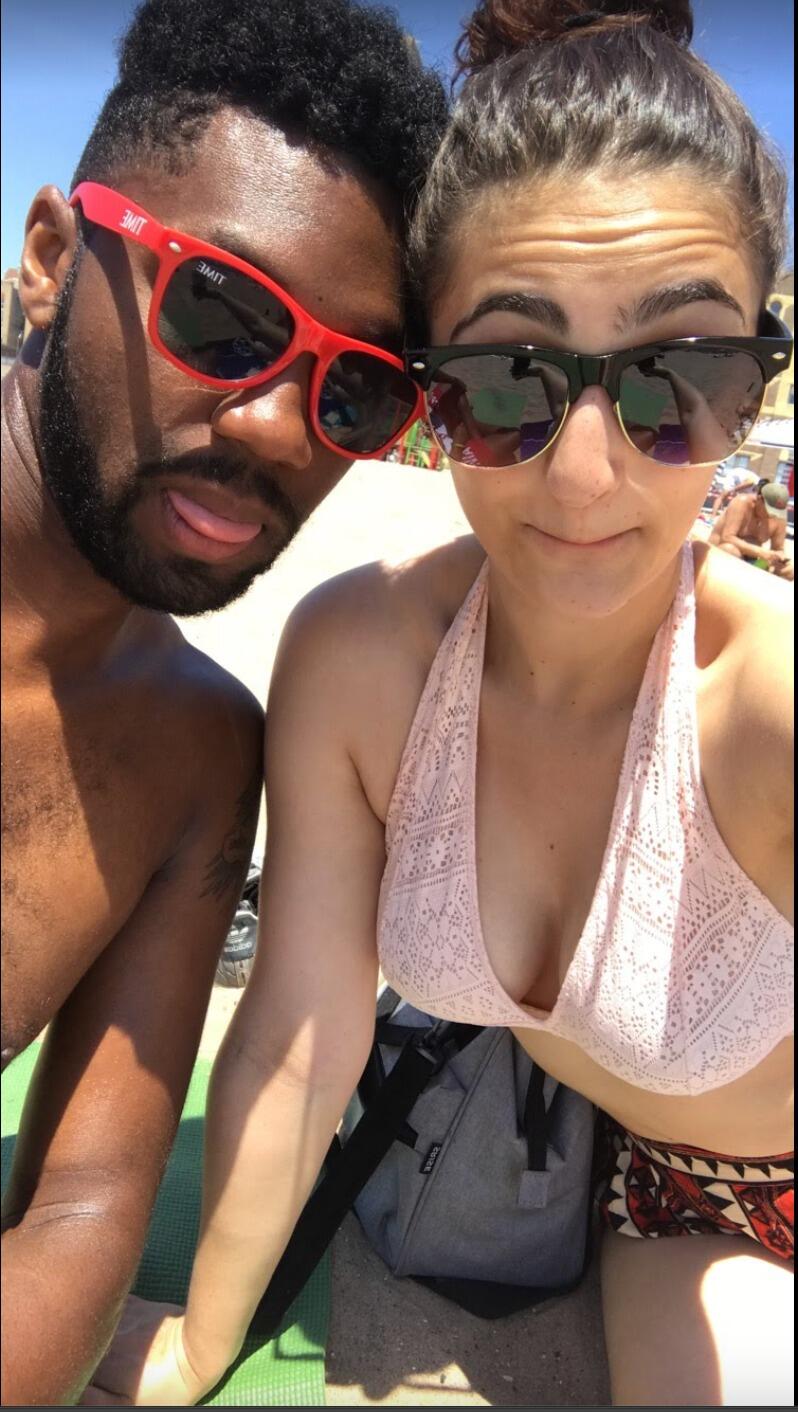 Our first NYC beach day!