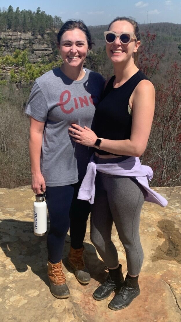 Hiking Red River Gorge for Liz's 29th birthday!