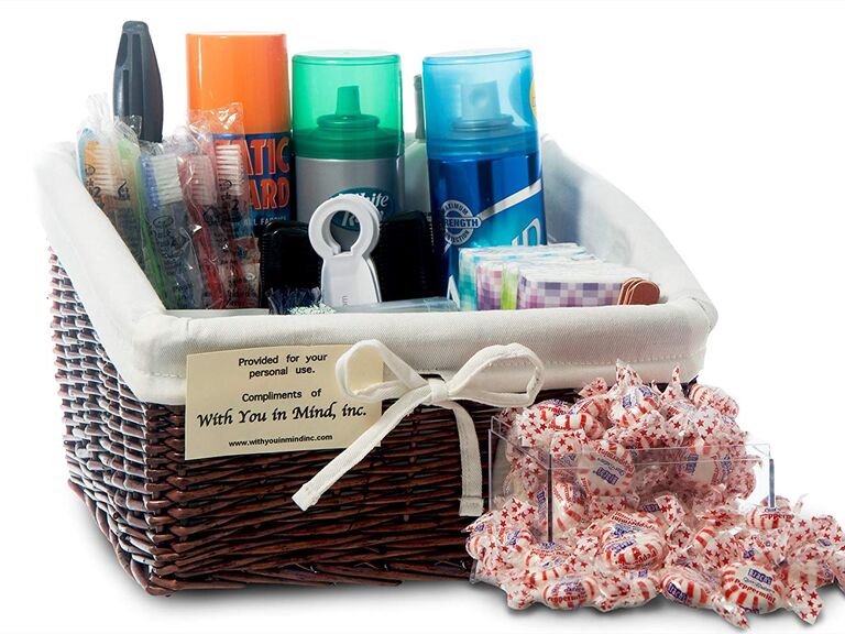 What To Put in a Wedding Bathroom Basket