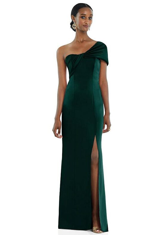 Eliza j one shoulder a hot sale line gown