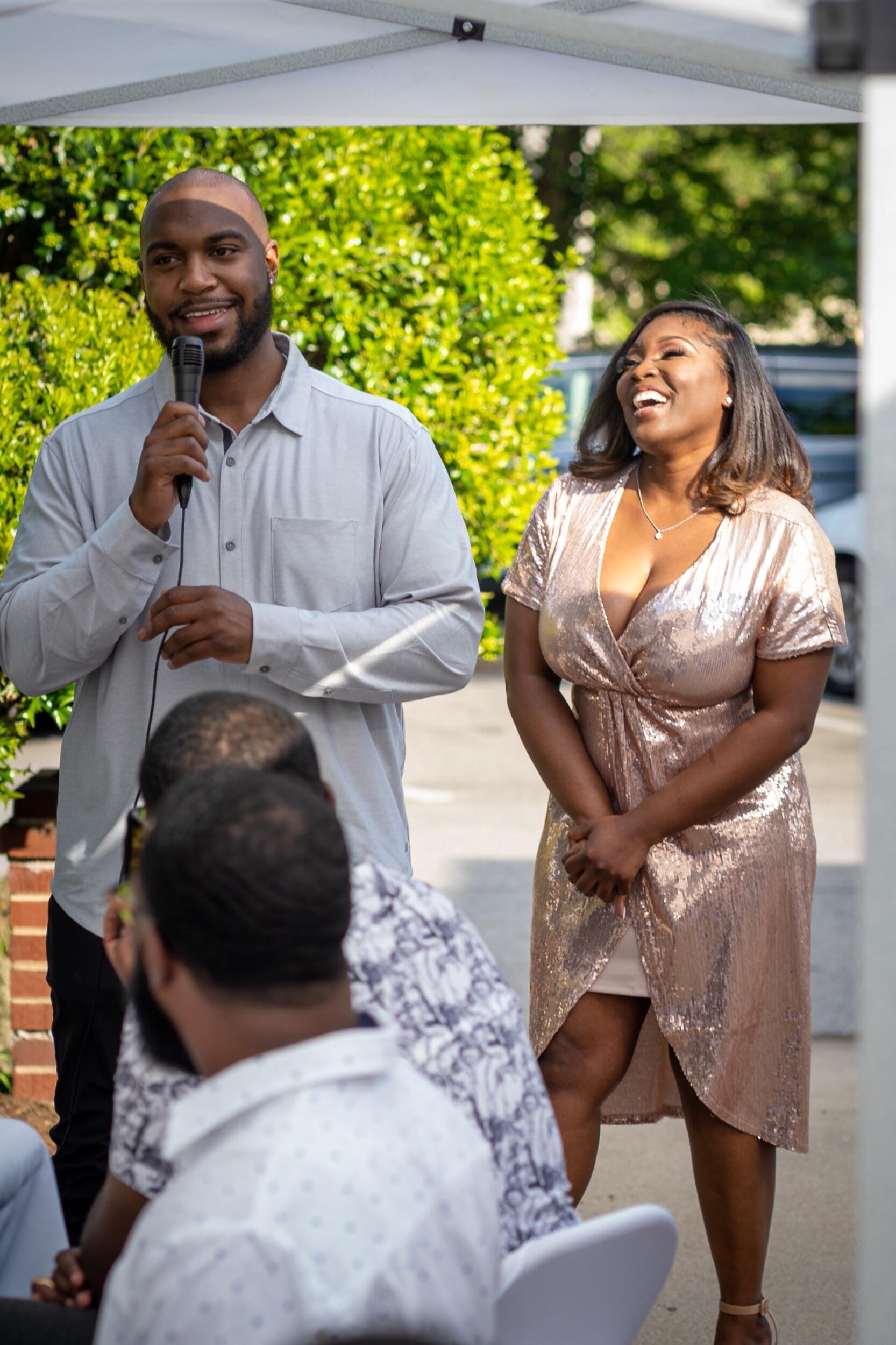 Joe, with the help of her sister, planned an epic surprise 30th birthday for Victoria in Danville, VA.