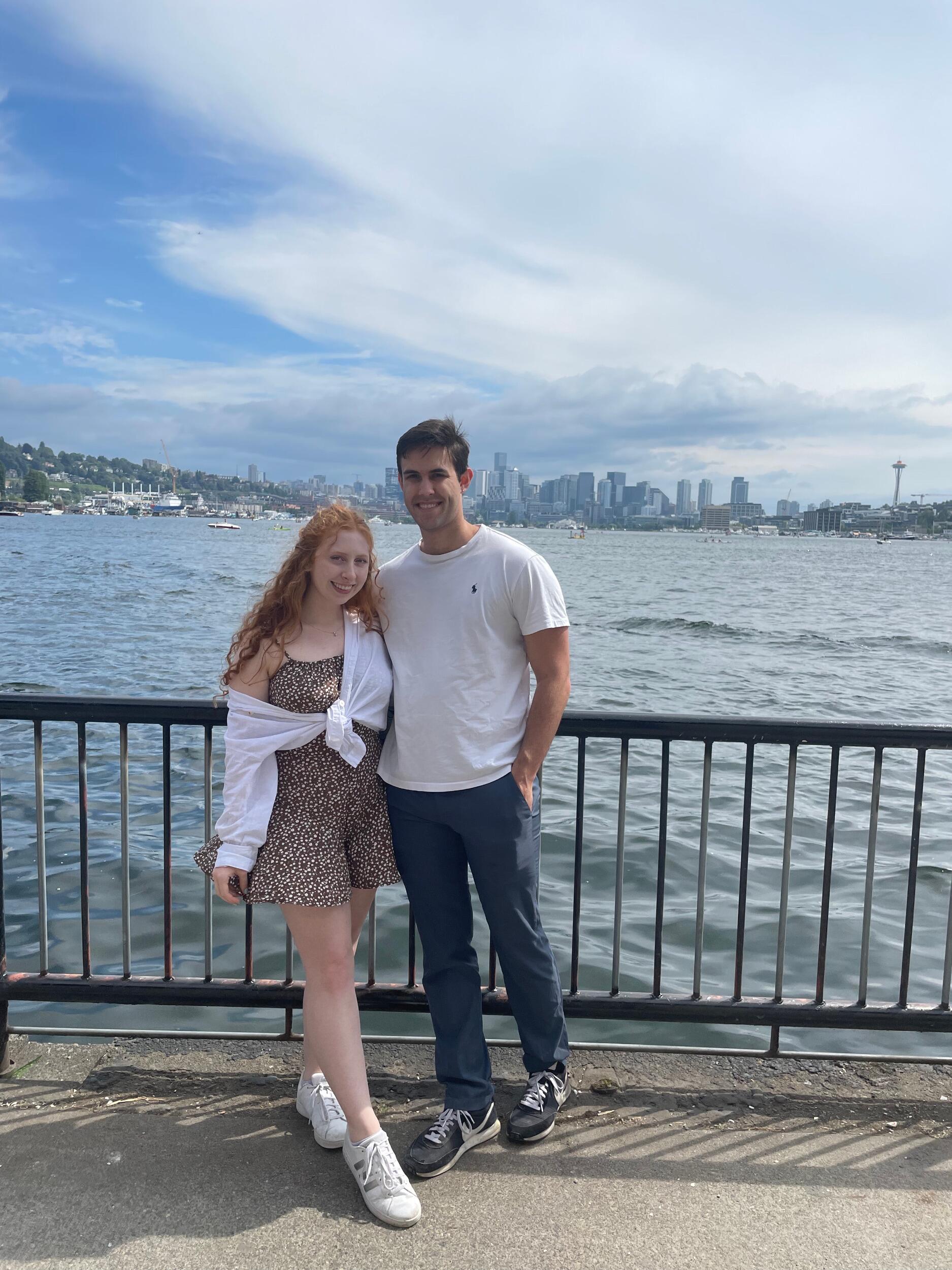 Maddy's first time in Seattle came on Fourth of July weekend. To get the proper experience, the weather was distinctly overcast the morning of the fourth, something Maddy didn't know was physically possible. During her reconnaissance mission, she discovered Dylan's living situation was suitable for a woman. She moved in shortly after.  