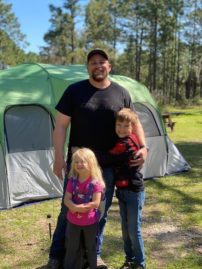 First camping trip with the kids.