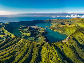 View of Azores in Portugal.