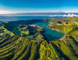 View of Azores in Portugal.