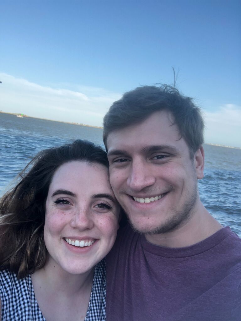 Jacob took Molly to South Port for the day to hang out with his family while they were on vacation.