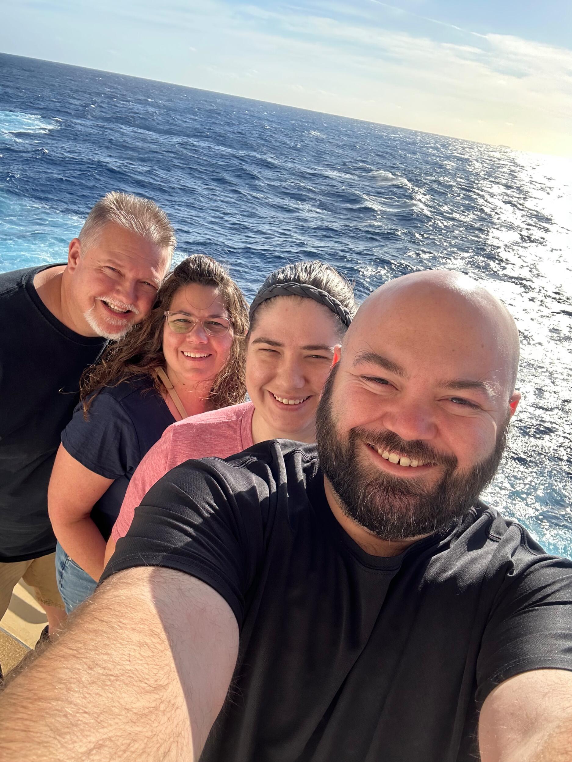 First family cruise.