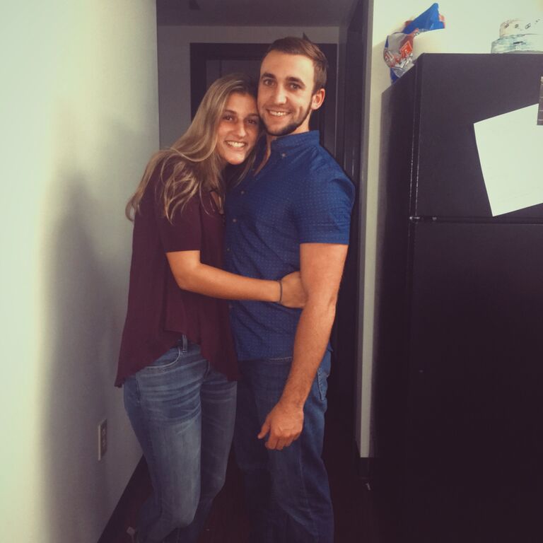 We started college and long-distance,