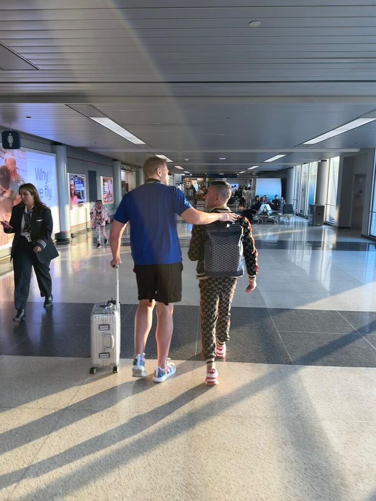 Off to celebrate their joint Bachelor Party in Puerto Vallarta, Mexico