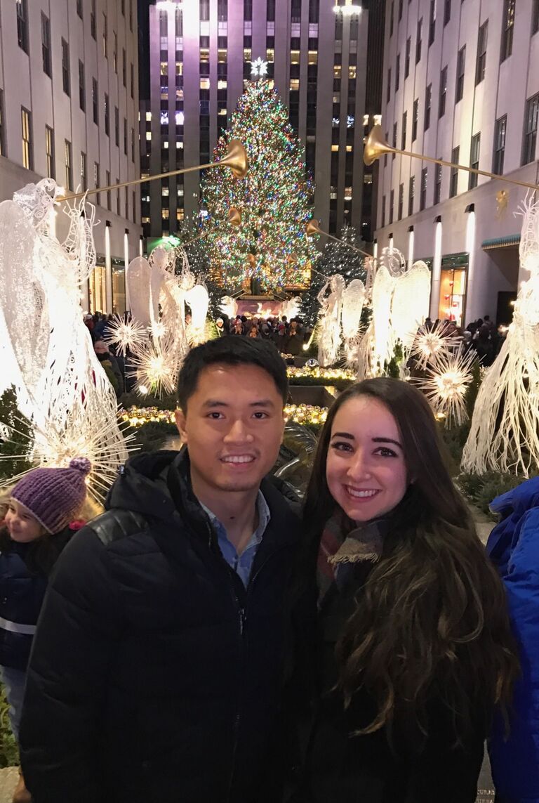 First Christmas together in NYC and the start of an annual holiday tradition