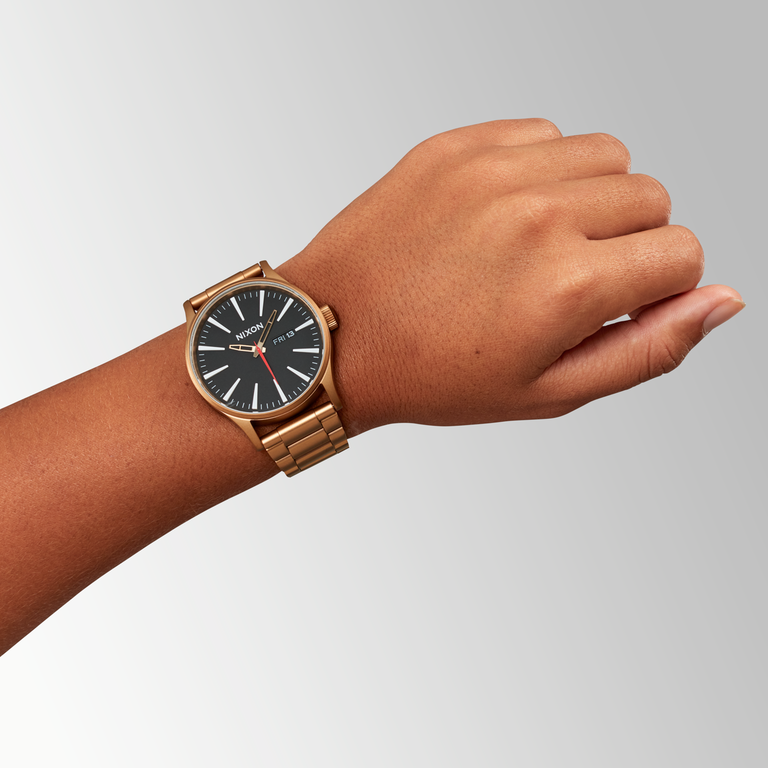Bronze stylish watch