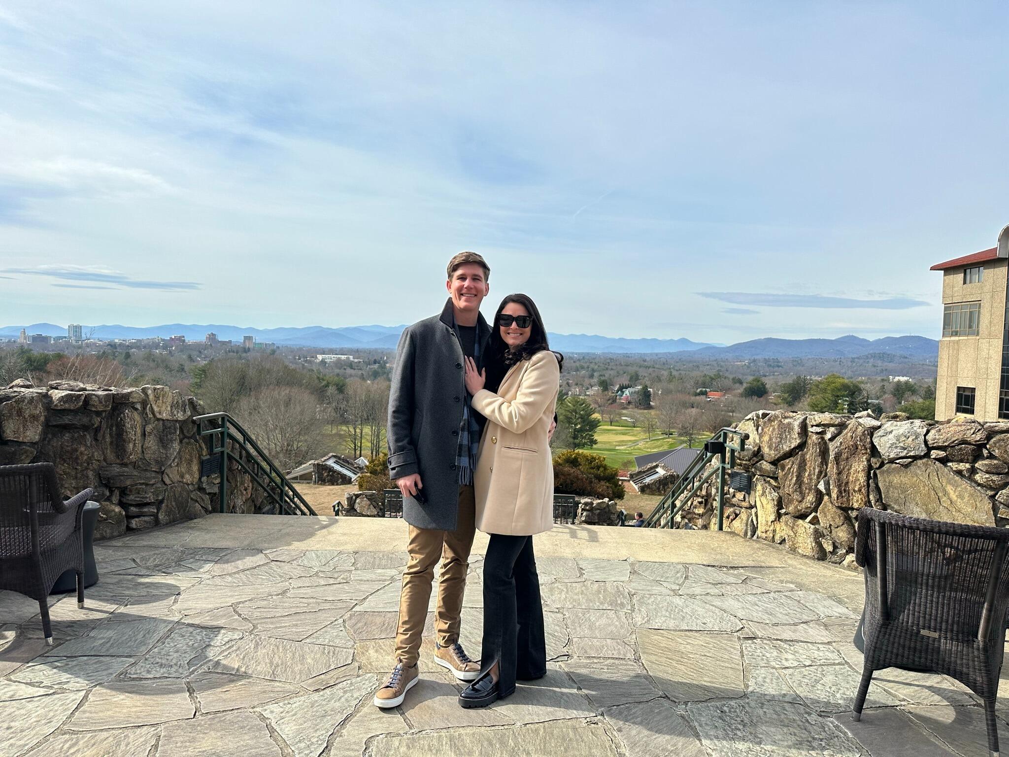 Engaged at the Omni Grove Park Inn in Asheville, NC!!!