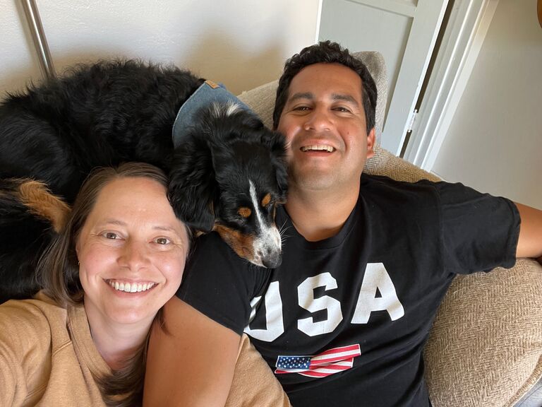 Julie's dog, Charlie, said "I love you"