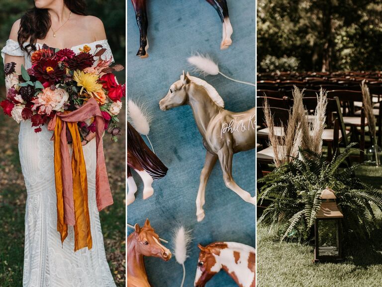 Fall Tones Boho Wedding