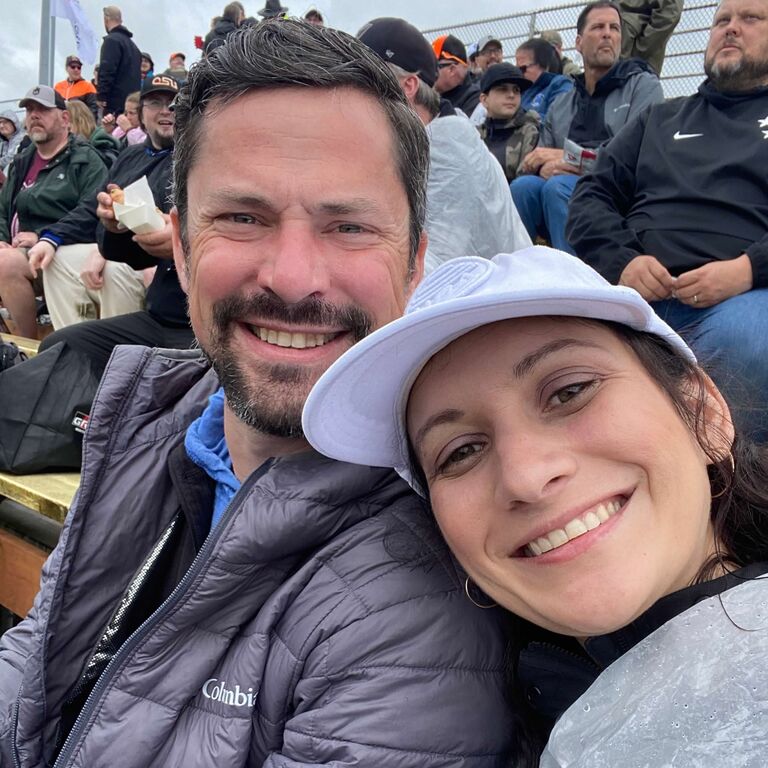 Our first time at the racecar track