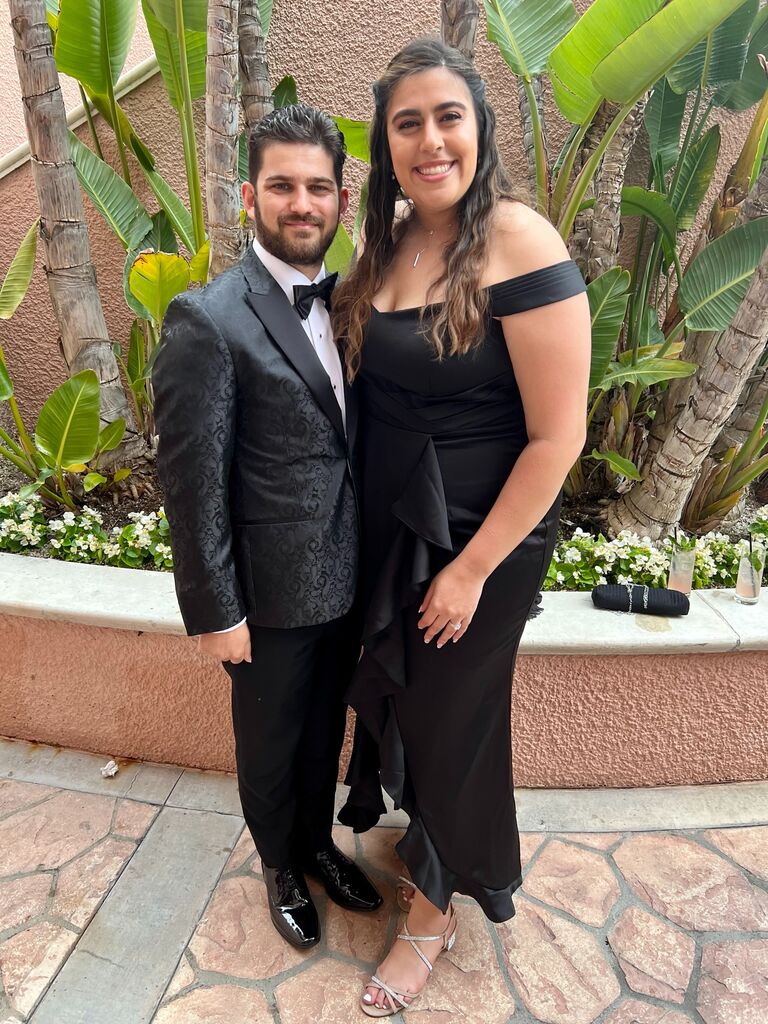 Getting all dressed up for Natalie and Kyle's wedding got us very excited for ours!