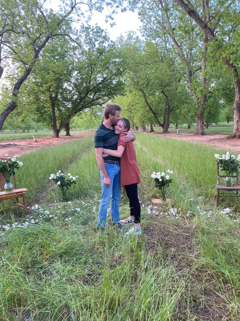 Zach proposed! 