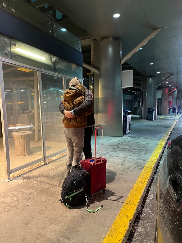 After a wonderful vacation in Western New York, visiting my family, Brady and I had to say goodbye at the airport. Unbeknownst to me, after dropping me off, Brady went out to breakfast with my parents and asked them for my hand in marriage.