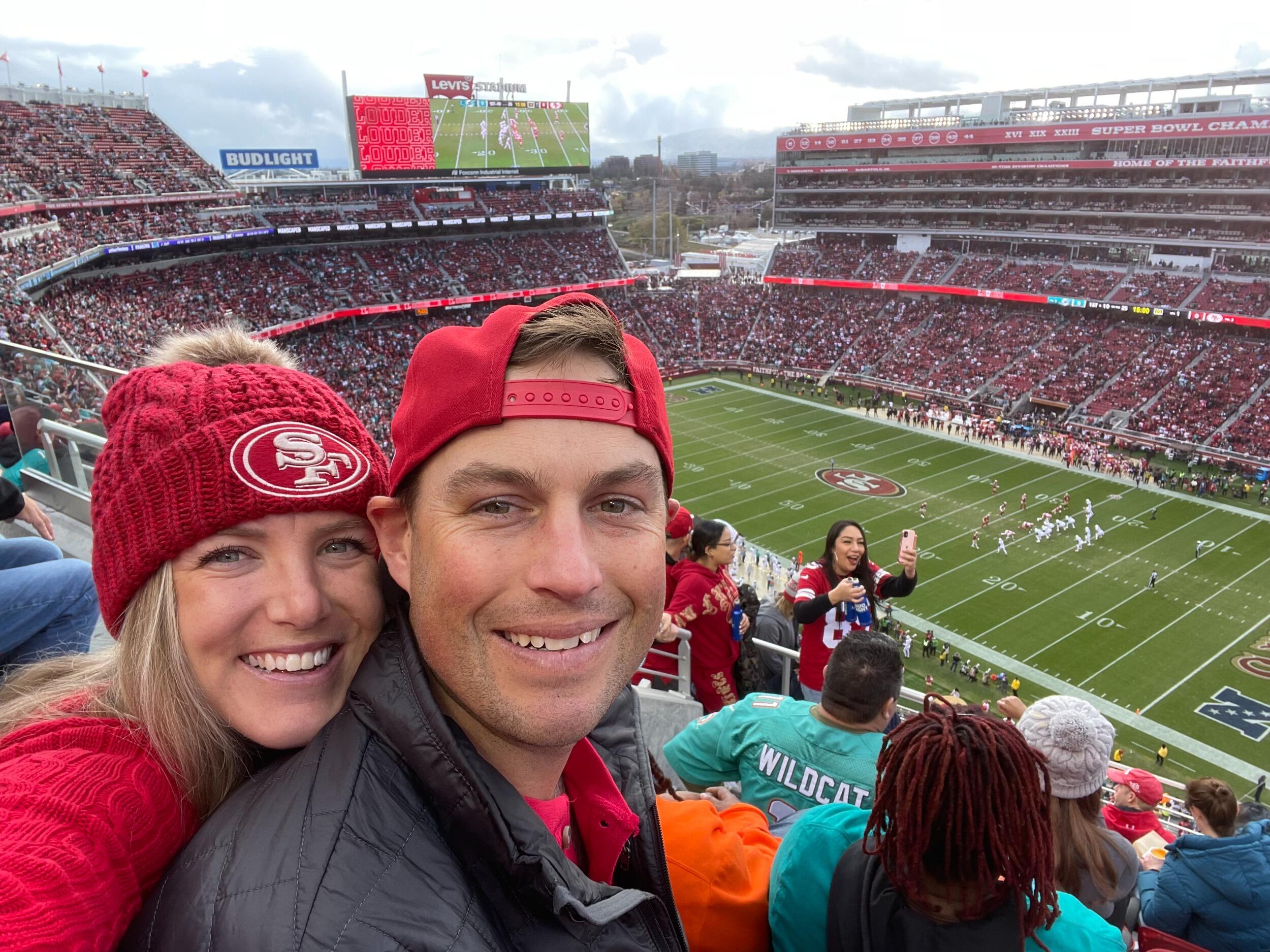 First NFL game! We had a blast. 