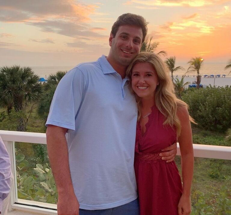 Their first vacation together- also where Chris proposed!