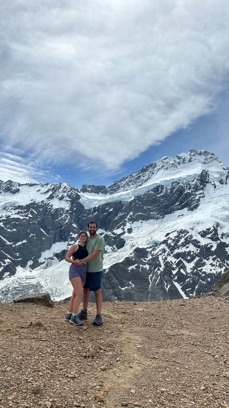 Went from summer to winter real fast on this New Zealand hike 