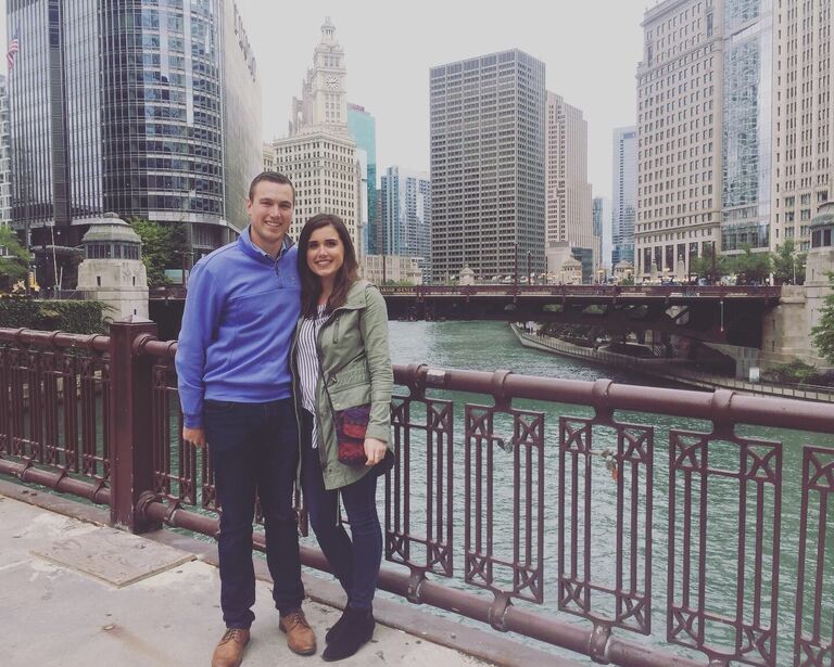 Nick joined Emily on a trip to Chicago for her medical school interview.  Emily was already in love with the city, but this trip sealed the deal for Nick too. 