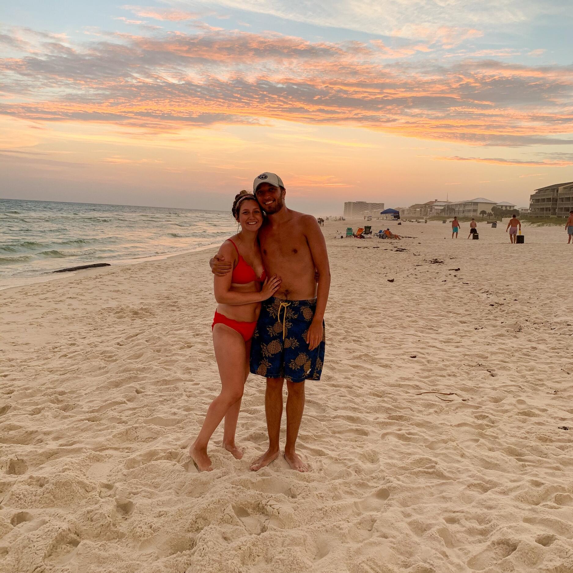 First time Sammi joined Hunter's family vacation at Inlet Beach, FL! We also "officially" started dating.