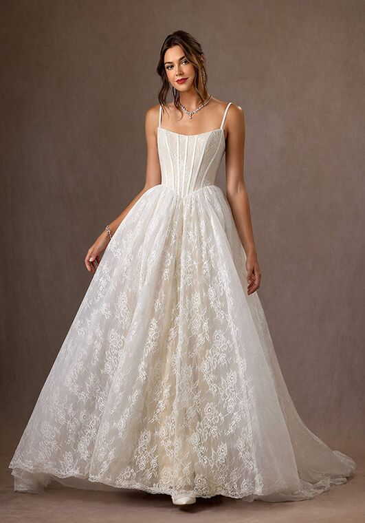 chinese dress ladies Long Sleeve Beaded Pearl Satin Wedding Dress Vintage Ball Gown  Rosymae